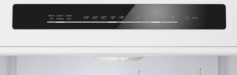 Bosch KGN39VXAT  Kühl-Gefrier-Kombination mit Gefrierbereich unten 203 x 60 cm, Edelstahl schwarz