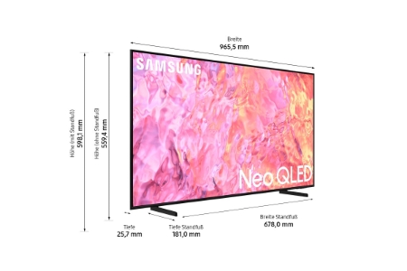 Samsung QE43Q60C  43" (108 cm) QLED Fernseher  4K Smart TV Schwarz