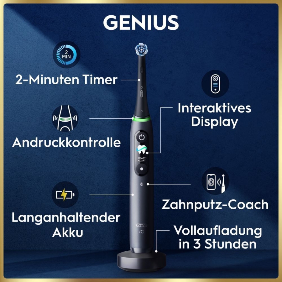Oral-B iO Series 9 Black Onyx/Rose Quartz mit 2. Handstück JAS22 4210201449058
