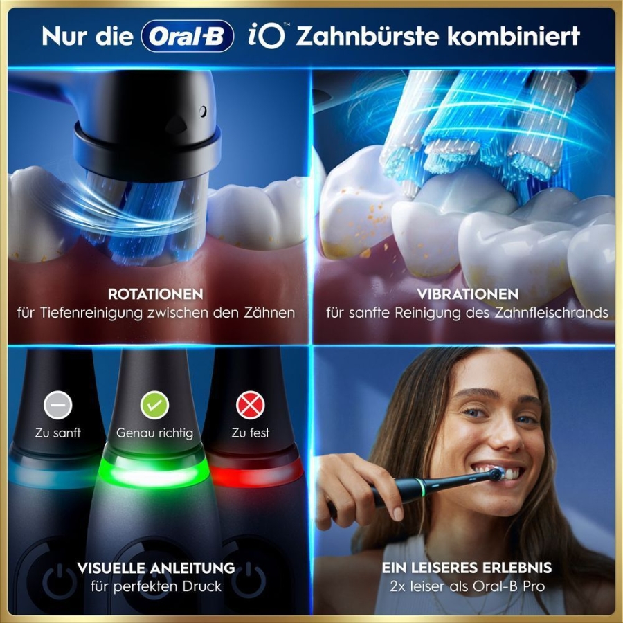 Oral-B iO Series 9 Black Onyx/Rose Quartz mit 2. Handstück JAS22 4210201449058
