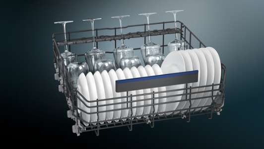 Siemens SX65EX07CE iQ500 Geschirrspüler Einbau vollintegriert XXL  60cm mit Besteckschublade,Restzeitprojektion (TimeLight),
