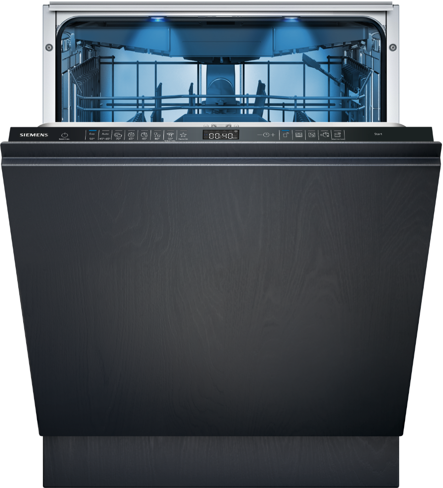Siemens SX65EX07CE iQ500 Geschirrspüler Einbau vollintegriert XXL  60cm mit Besteckschublade,Restzeitprojektion (TimeLight),