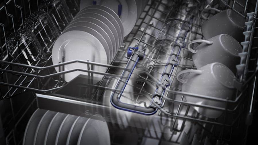 Siemens SX65EX07CE iQ500 Geschirrspüler Einbau vollintegriert XXL  60cm mit Besteckschublade,Restzeitprojektion (TimeLight),