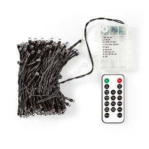 S.I.A LED Dimmbare Weihnachtskette für Außen 200xLED 3xAA IP44 + FB