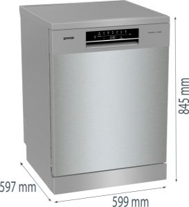 Gorenje GS642E90X Geschirrspüler Stand Silber/Edelstahl 60cm 