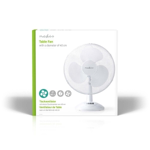 Nedis FNTB10CWT40 Tischventilator Netzstromversorgung | Durchmesser: 400 mm | 45 W 