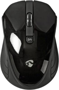 Nedis MSWS400BK Drahtlose Maus  | 1000 dpi | 3 Tasten | Schwarz