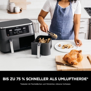 Ninja AF400EU   Foodi MAX Dual Zone Heißluftfritteuse