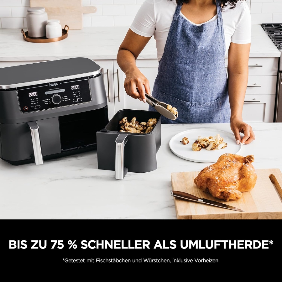 Ninja AF400EU   Foodi MAX Dual Zone Heißluftfritteuse