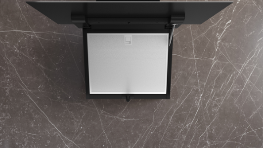 Siemens LC67KFN60  iQ300, Wandesse, 60 cm, Klarglas schwarz bedruckt