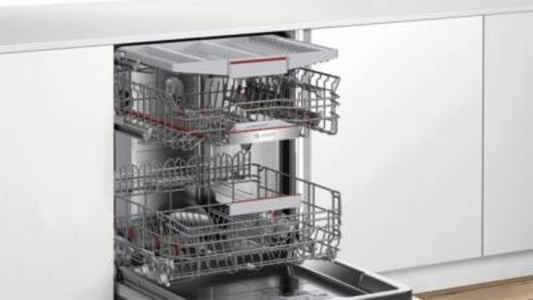 Bosch SMV6ZCX16E Serie 6, Vollintegrierter Geschirrspüler, 60 cm Restzeitprojektion(TimeLight),Innenbeleuchtung(EmotionLight)