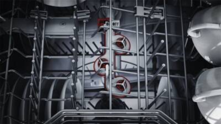 Bosch SMV6ZCX16E Serie 6, Vollintegrierter Geschirrspüler, 60 cm Restzeitprojektion(TimeLight),Innenbeleuchtung(EmotionLight)