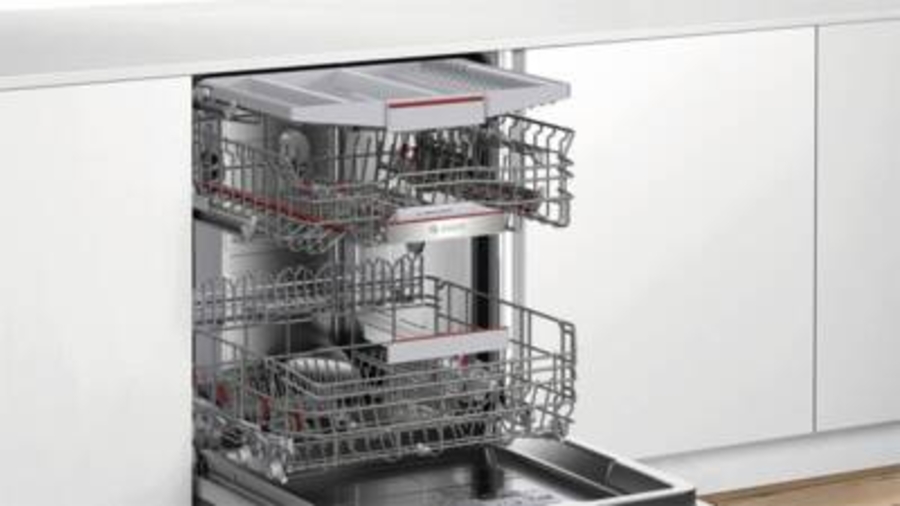Bosch SMV6ZCX16E Serie 6, Vollintegrierter Geschirrspüler, 60 cm Restzeitprojektion(TimeLight),Innenbeleuchtung(EmotionLight)