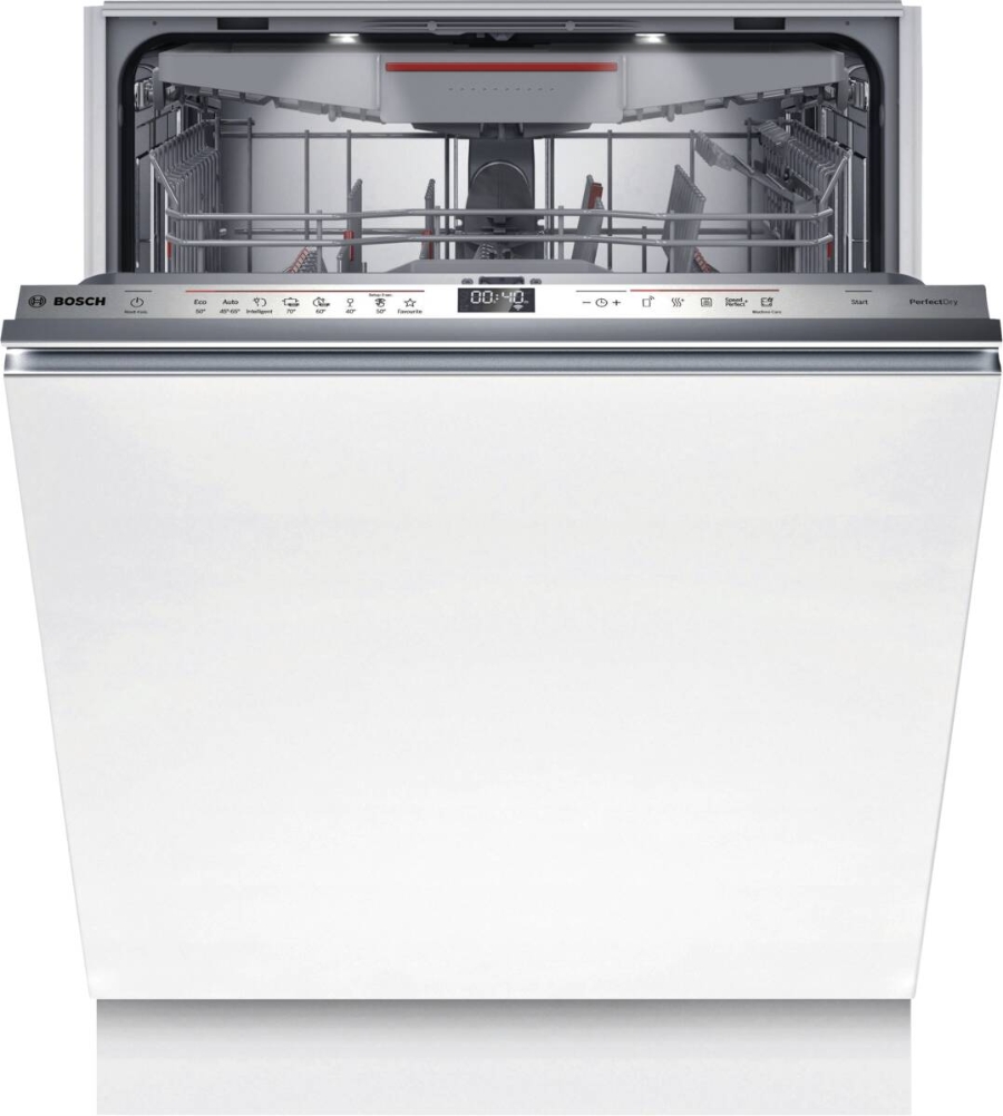 Bosch SMV6ZCX16E Serie 6, Vollintegrierter Geschirrspüler, 60 cm Restzeitprojektion(TimeLight),Innenbeleuchtung(EmotionLight)