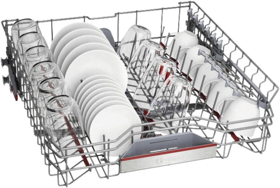 Bosch SMV6ZCX16E Serie 6, Vollintegrierter Geschirrspüler, 60 cm Restzeitprojektion(TimeLight),Innenbeleuchtung(EmotionLight)