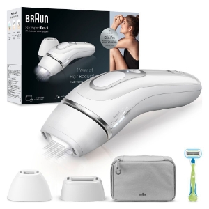 Braun Personal Care Silk-expert Pro 3 IPL PL3122 Haarentfernung für zuhause,  mit Aufbewahrungstasche, Venus Rasierer, 2 Aufsätze