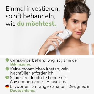 Braun Personal Care Silk-expert Pro 3 IPL PL3230 Haarentfernung für zuhause , mit Aufbewahrungstasche, 3 Aufsätze