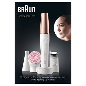 Braun Personal Care FaceSpa Pro SE912, All-in-One Beauty-Gerät zur Gesichts-Epilation, inkl. Gesichtsepilierer