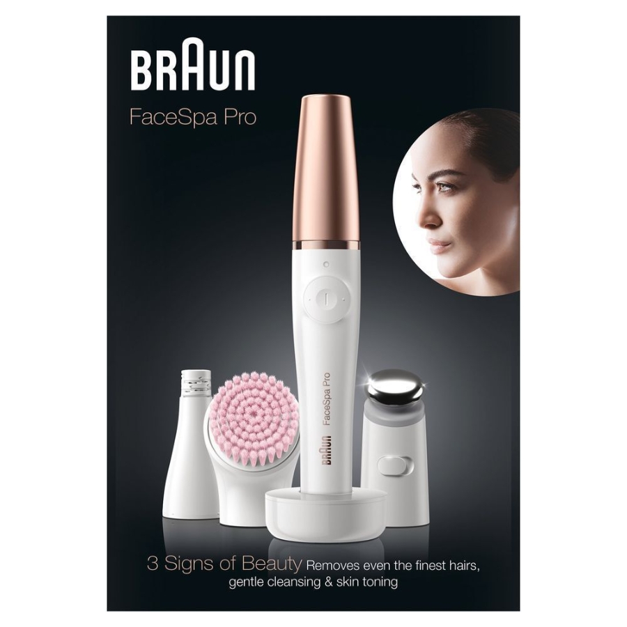 Braun Personal Care FaceSpa Pro SE912, All-in-One Beauty-Gerät zur Gesichts-Epilation, inkl. Gesichtsepilierer