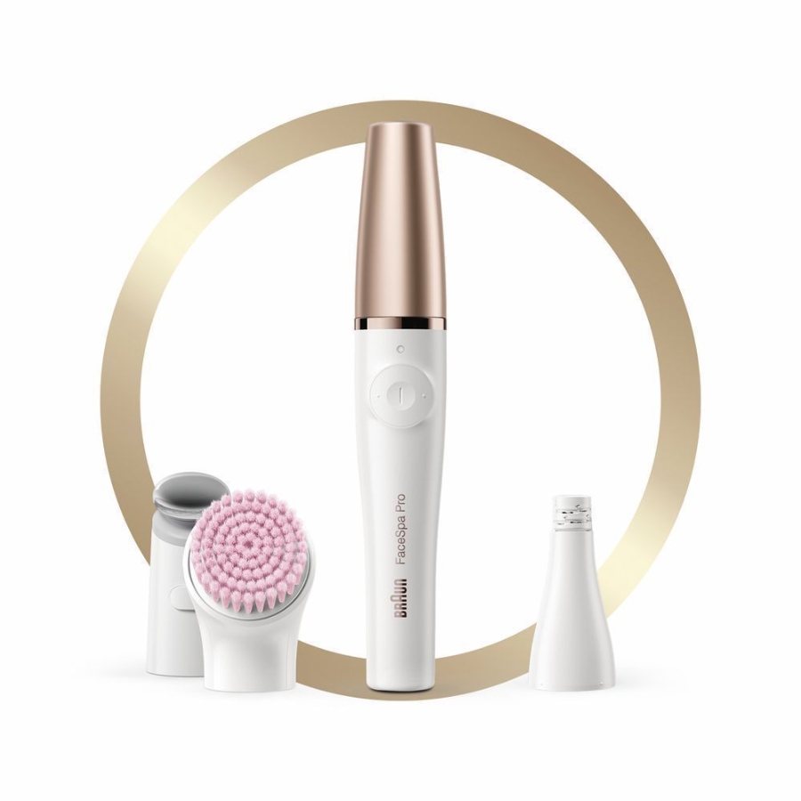 Braun Personal Care FaceSpa Pro SE912, All-in-One Beauty-Gerät zur Gesichts-Epilation, inkl. Gesichtsepilierer