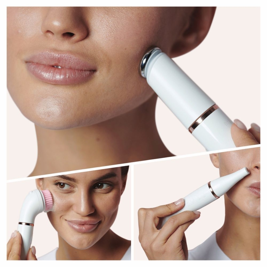 Braun Personal Care FaceSpa Pro SE912, All-in-One Beauty-Gerät zur Gesichts-Epilation, inkl. Gesichtsepilierer