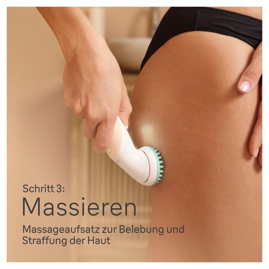Braun Personal Care Silk-épil 9-681 3D Flex SkinSpa Epilierer für eine einfache Haarentfernung, Weiß/Gold