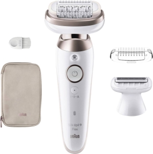 Braun Personal Care Silk-épil 9-030 3D für eine einfache Haarentfernung, Weiß/Rosa Titan