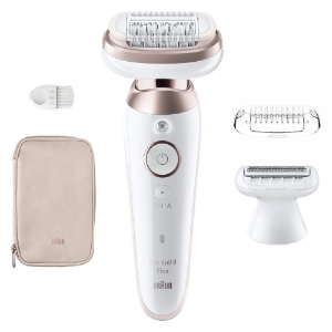 Braun Personal Care Silk-épil 9-030 3D SensoSmart Epilierer für eine einfache Haarentfernung, Weiß/Rosa Titan