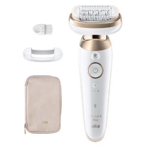 Braun Personal Care Silk-épil 9-011 3D SensoSmart Epilierer  für eine einfache Haarentfernung, 3D Weiß/Gold