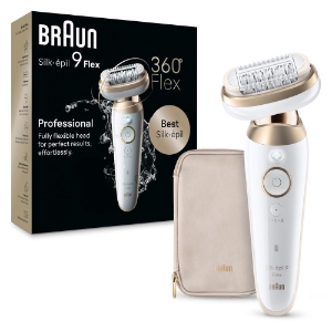 Braun Personal Care Silk-épil 9-011 3D SensoSmart Epilierer  für eine einfache Haarentfernung, 3D Weiß/Gold