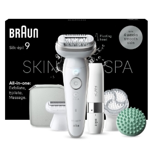 Braun Personal Care Silk-épil 9-381 SkinSpa Epilierer für eine einfache Haarentfernung, seidig-glatte Haut,