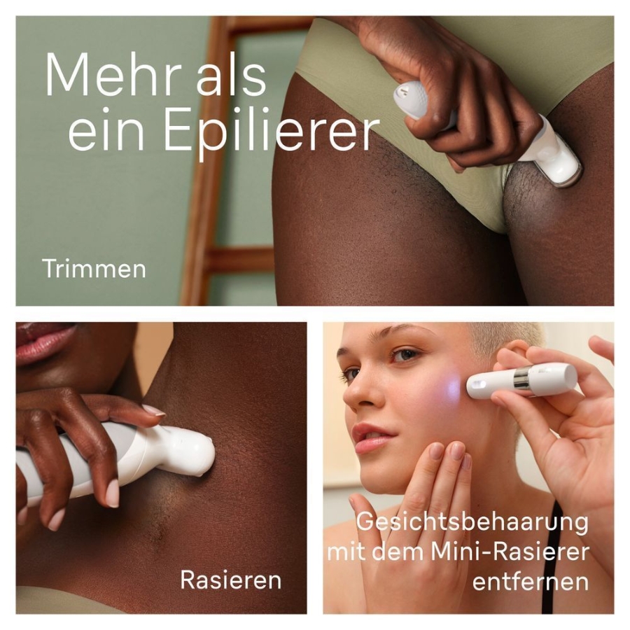 Braun Personal Care Silk-épil 9-341 Epilierer für eine einfache Haarentfernung, seidig-glatte Haut, Weiß/Silber