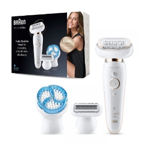 Braun Personal Care Silk-épil 9 Flex 9010 – Epilierer für Frauen mit flexiblem Kopf für eine einfachere Haarentfernung,