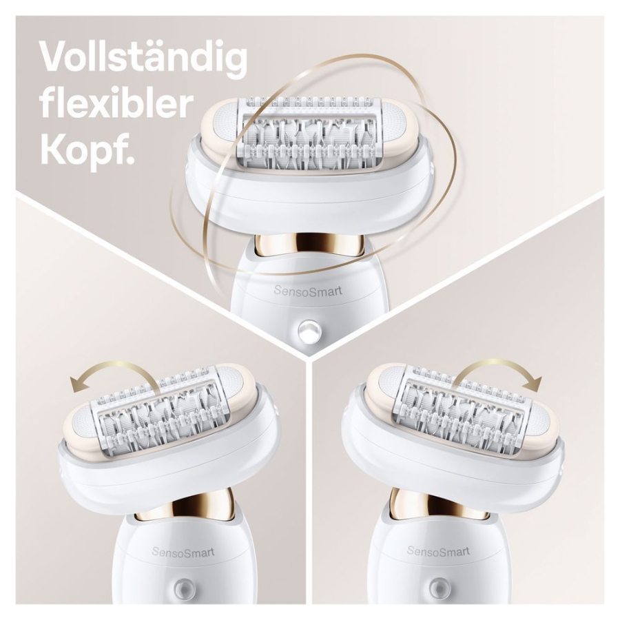 Braun Personal Care Silk-épil 9 Flex 9010 – Epilierer für Frauen mit flexiblem Kopf für eine einfachere Haarentfernung,