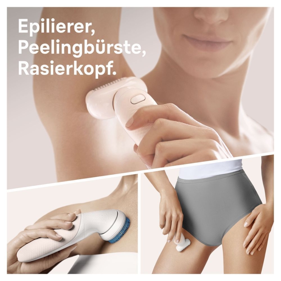 Braun Personal Care Silk-épil 9 Flex 9010 – Epilierer für Frauen mit flexiblem Kopf für eine einfachere Haarentfernung,