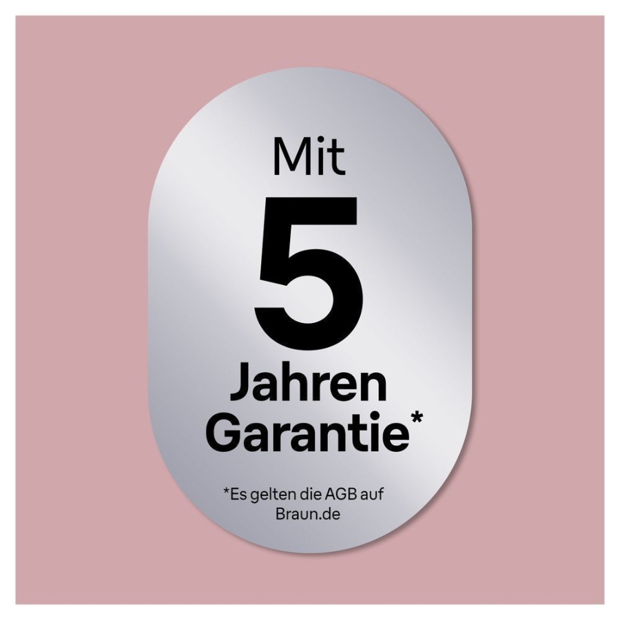 Braun Personal Care Silk-épil 9 9-890 Epilierer für Frauen, für eine langanhaltende Haarentfernung, weiß/roségold