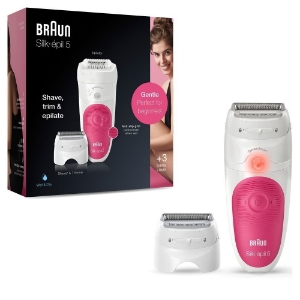 Braun Personal Care Silk-épil 5 5-600 Epilierer für Damen für eine sanfte Haarentfernung