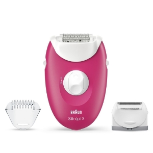 Braun Personal Care Silk-épil 3 3-276 Epilierer für langanhaltende Haarentfernung, inklusive Rasier- und Trimmeraufsatz,