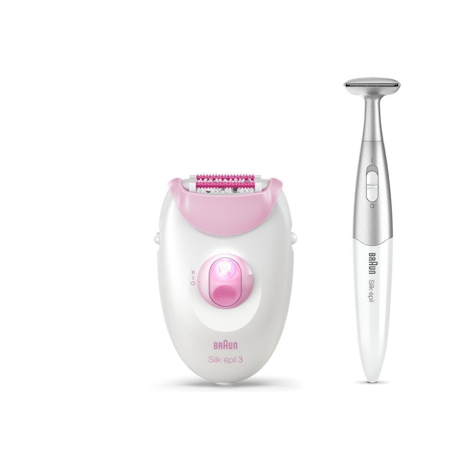 Braun Personal Care Silk-épil 3-321 Epilierer für langanhaltende Haarentfernung, mit Bikinitrimmer