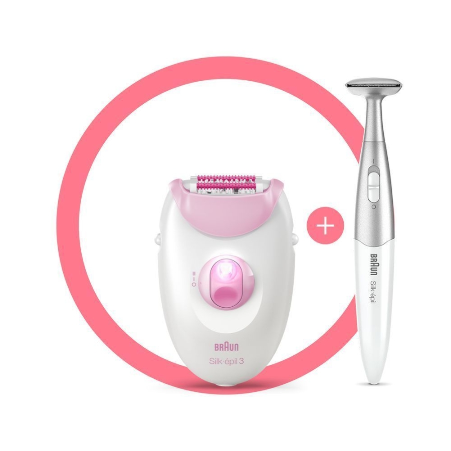 Braun Personal Care Silk-épil 3-321 Epilierer für langanhaltende Haarentfernung, mit Bikinitrimmer