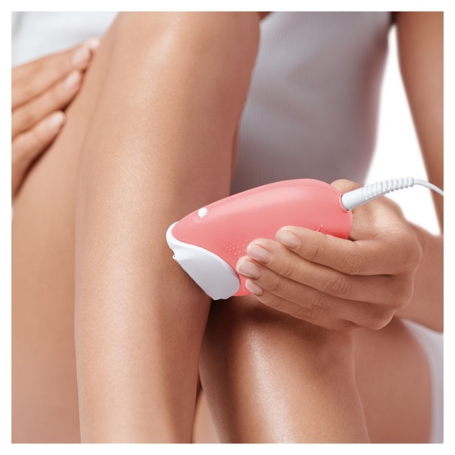 Braun Personal Care Silk-épil 3 3-176, Epilierer für langanhaltende Haarentfernung, weiß/rosa