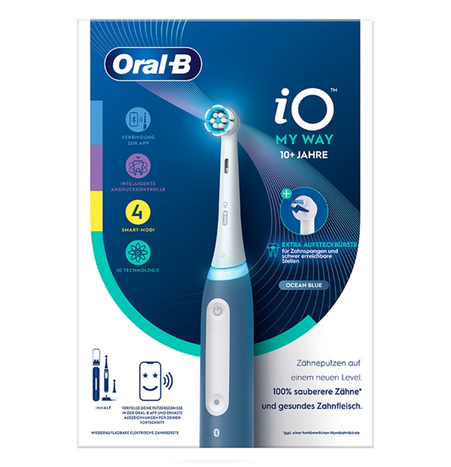 Oral-B iO My Way Teens Elektrische Zahnbürste blau 