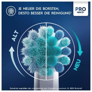 Oral-B Vitality Pro 103 Kids Frozen Elektrische Zahnbürste, Reiseetui, Blau/Lila