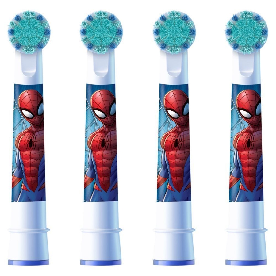 Oral-B Aufsteckbürsten Spiderman/Eiskönigin Mix 4er 