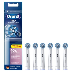 Oral-B Aufsteckbürsten Pro Sensitive Clean 6er weiß 
