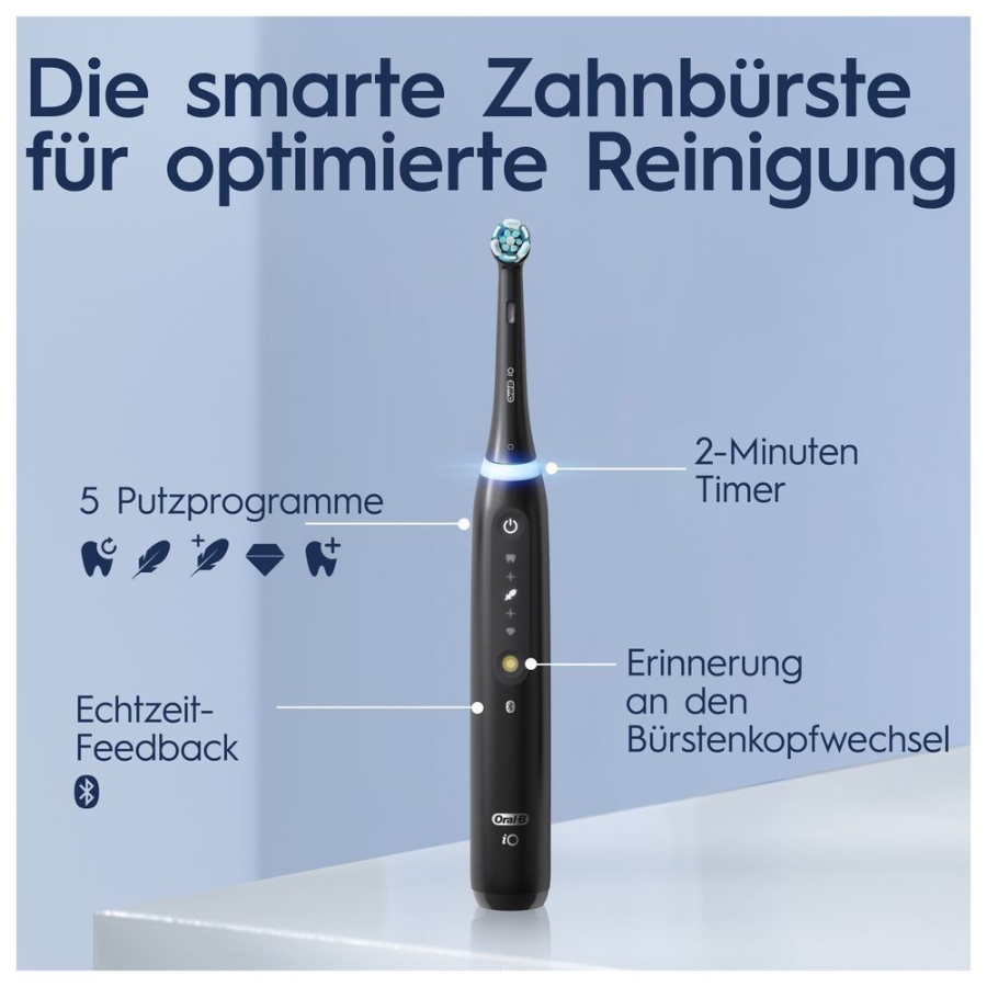 Oral-B iO Series 5 Black/ White mit 2. Handstück 