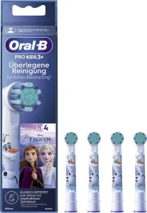 Oral-B Pro Kids Frozen Aufsteckbürsten für elektrische Zahnbürste,   4 Stück, für Kinder ab 3 Jahren