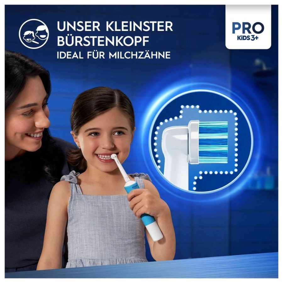 Oral-B Pro Kids Frozen Aufsteckbürsten für elektrische Zahnbürste,   4 Stück, für Kinder ab 3 Jahren