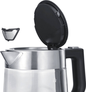 Severin WK3468 Wasserkocher, Glas, 1,0 L, 2200 W, inox 