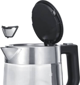 Severin WK3468 Wasserkocher, Glas, 1,0 L, 2200 W, inox 